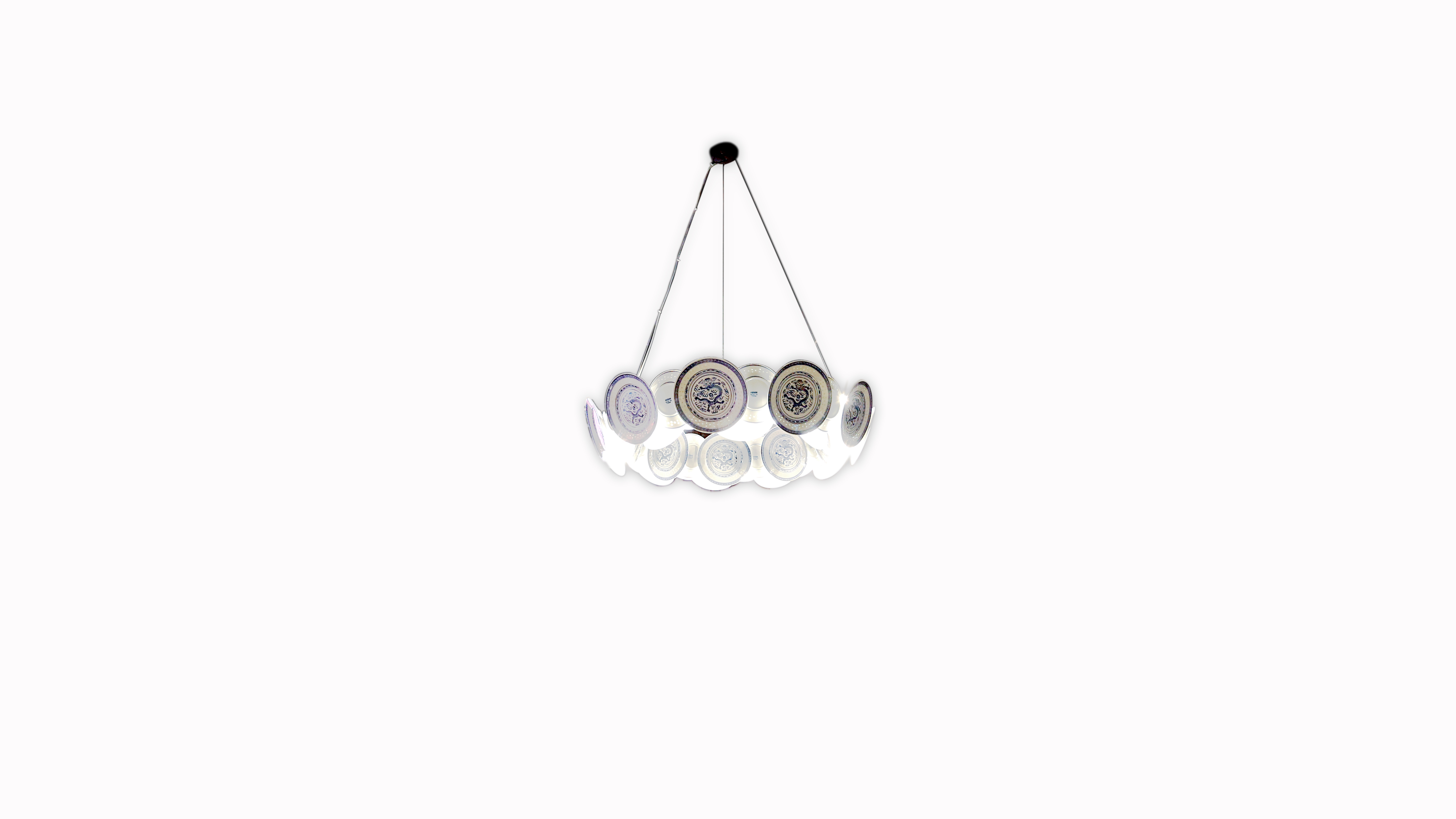 Slider platelet design, made to order chandelier