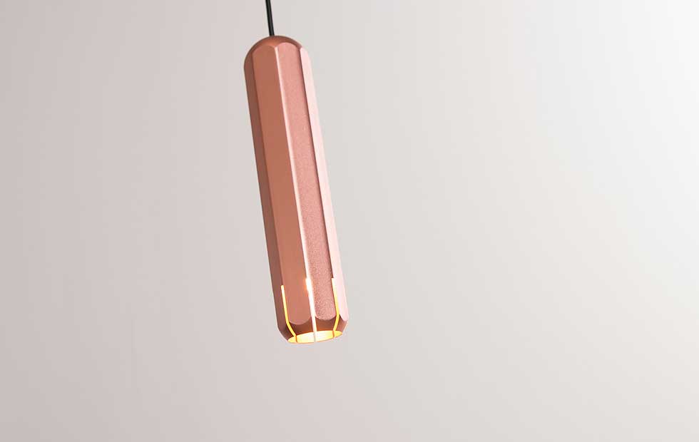 Brixton Spot 20 in Anodised Copper, Pendant Lights