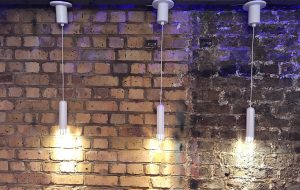 Slider Brixton Spot White at Darc Night 2018 , Pendant Lights, Innermost