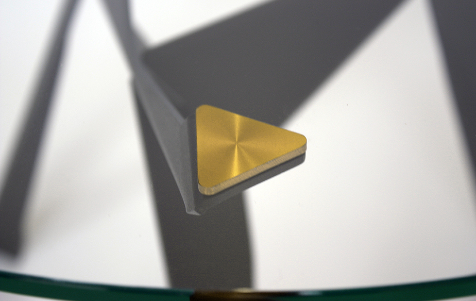 ORIGAMI Table now with Brass Detail