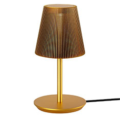 bramah table lamp gold