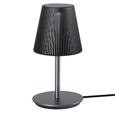 bramah table lamp grey