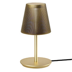 bramah table lamp pale gold