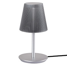 bramah table lamp silver