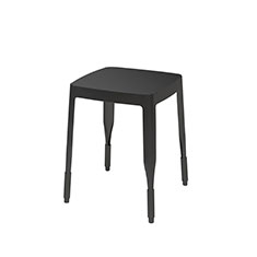 stool 4a powder coated black