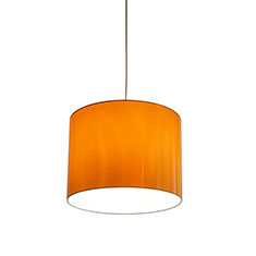 metallic orange 33 lampshade
